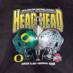 College Football Playoff National Championship T-Shirt Oregon v Ohio State